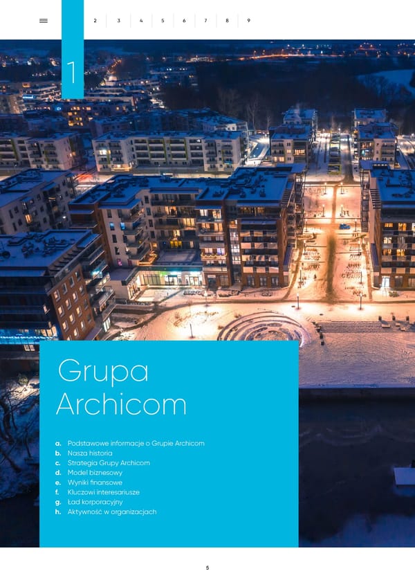 Raport Zrównoważonego Rozwoju Archicom 2022 - Page 5