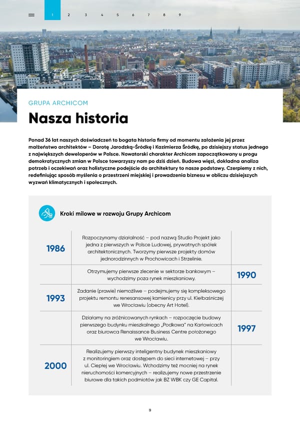 Raport Zrównoważonego Rozwoju Archicom 2022 - Page 9