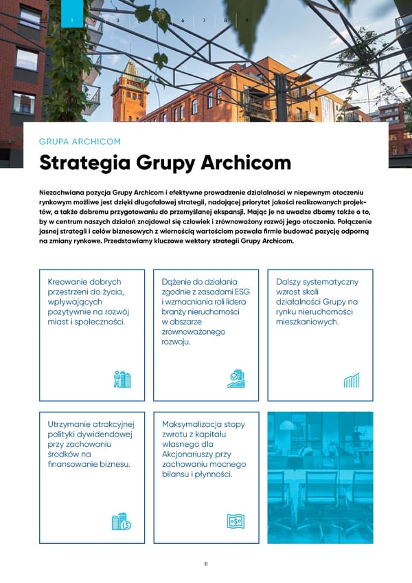 Raport Zrównoważonego Rozwoju Archicom 2022 - Page 11