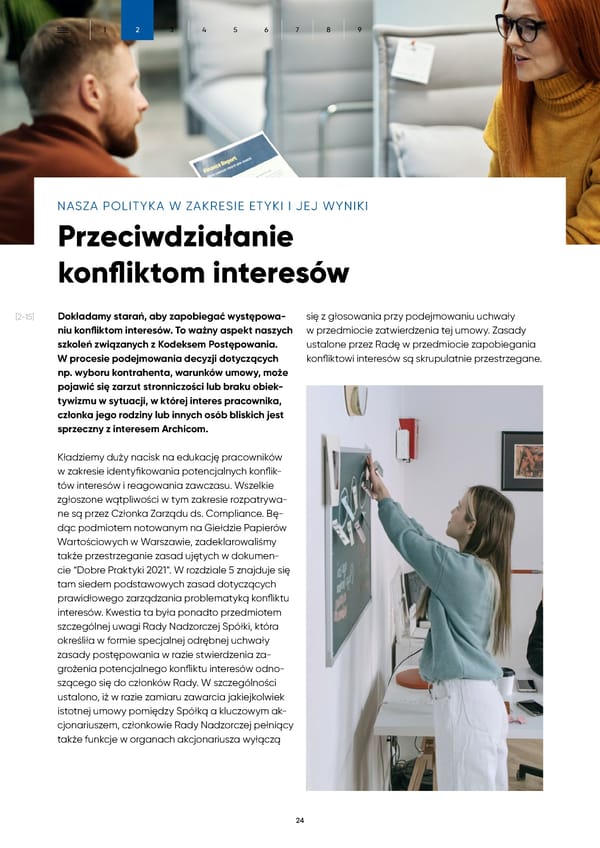 Raport Zrównoważonego Rozwoju Archicom 2022 - Page 24