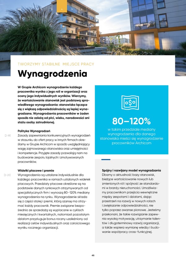 Raport Zrównoważonego Rozwoju Archicom 2022 - Page 46