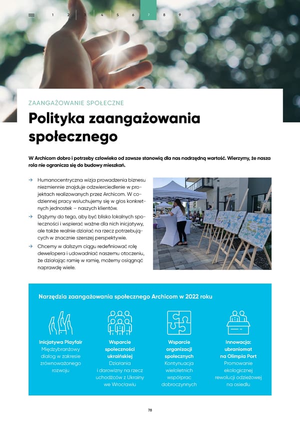 Raport Zrównoważonego Rozwoju Archicom 2022 - Page 78