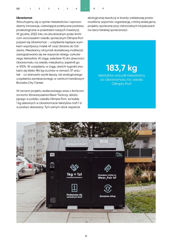 Raport Zrównoważonego Rozwoju Archicom 2022 - Page 81